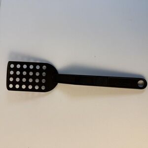 T-Fal Slotted Turner Spatula Black Perforated Plastic Kitchen Utensil Canada